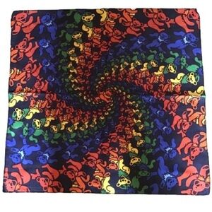 NWT Grateful Dead Rainbow dancing bears bandana